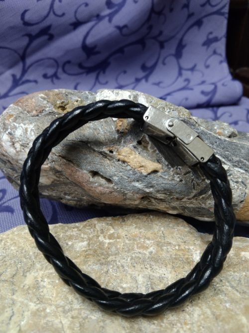 IMG_20250527_185342 PULSERA TRENZADA NEGRA